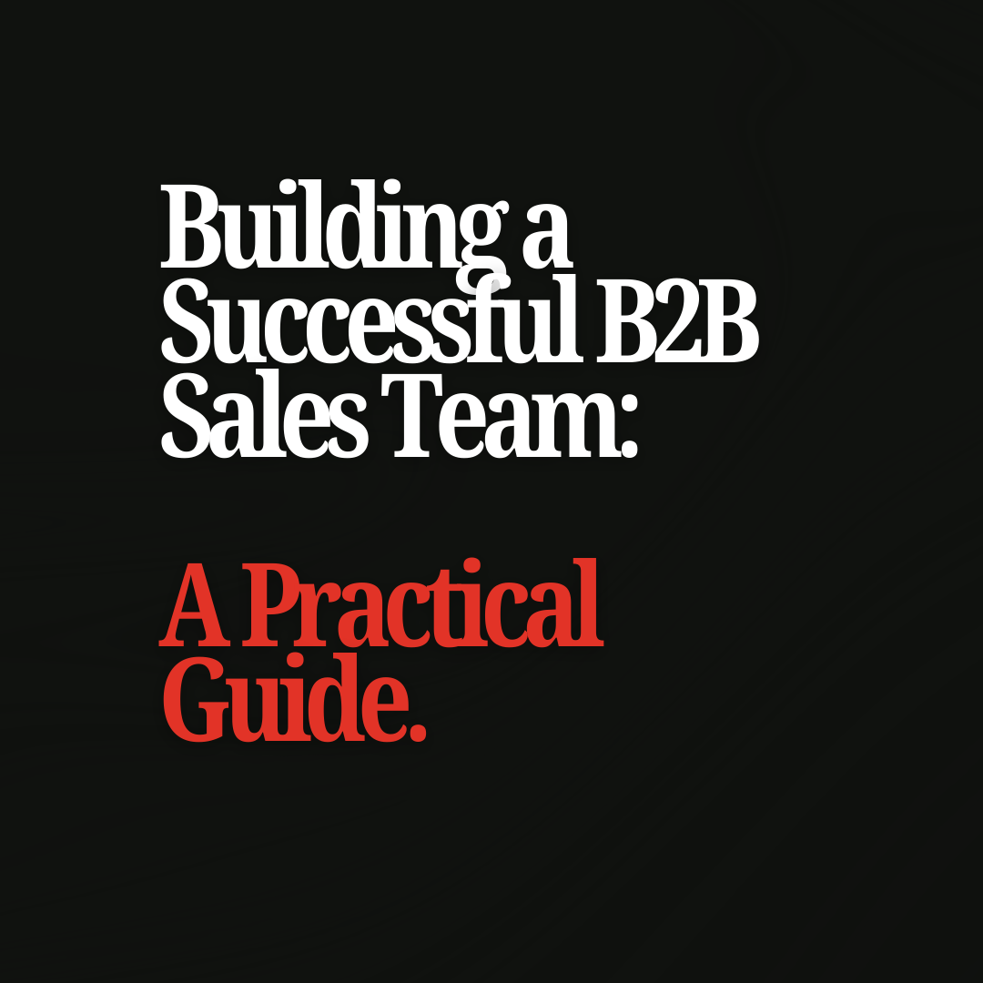 Building a Successful B2B Sales Team: A Practical Guide